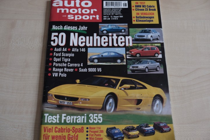 Deckblatt Auto Motor und Sport (17/1994)